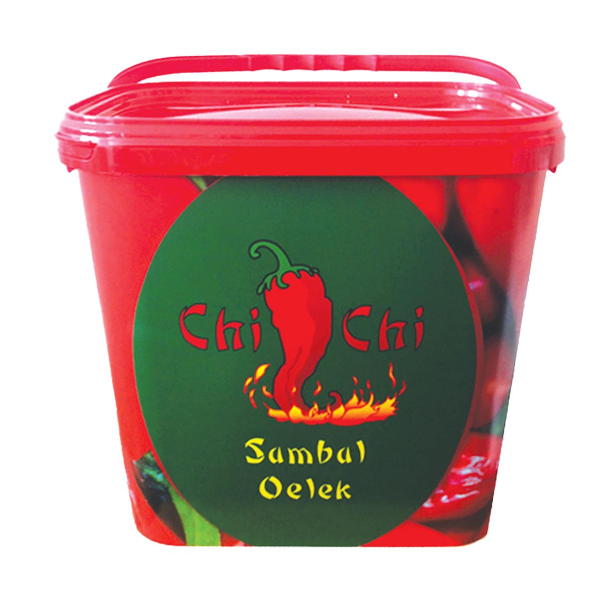 SAMBAL OELEK Chili Paste Sauce hot scharf von CHI-CHI 10KG Eimer