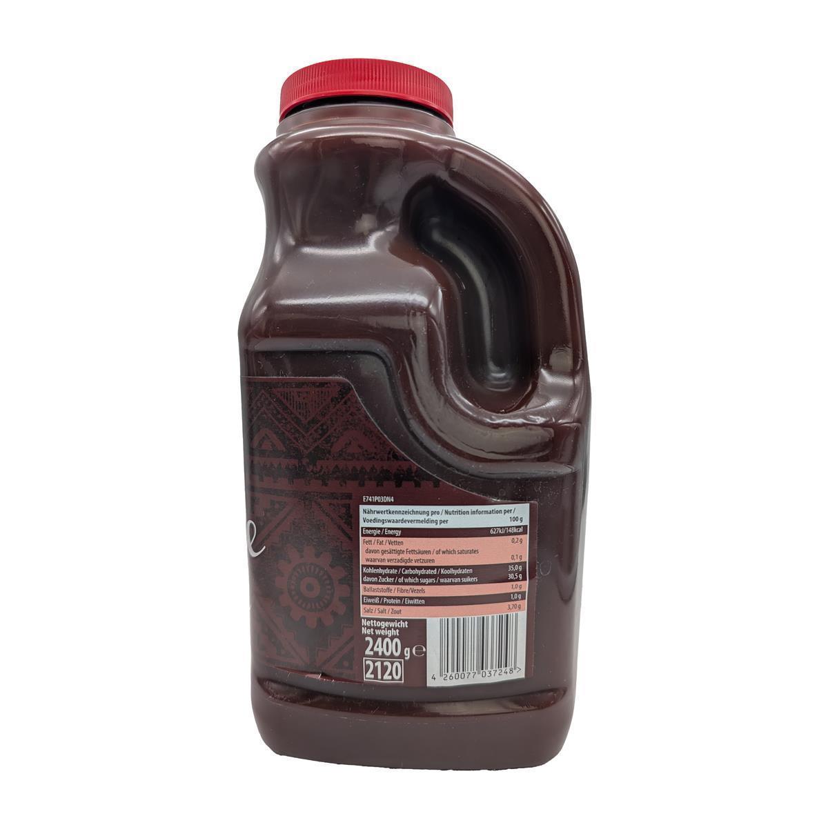 Grillsoße BBQ-Sauce Barbecue-Tex-Mex PRIBO 6x 2.4l Flasche