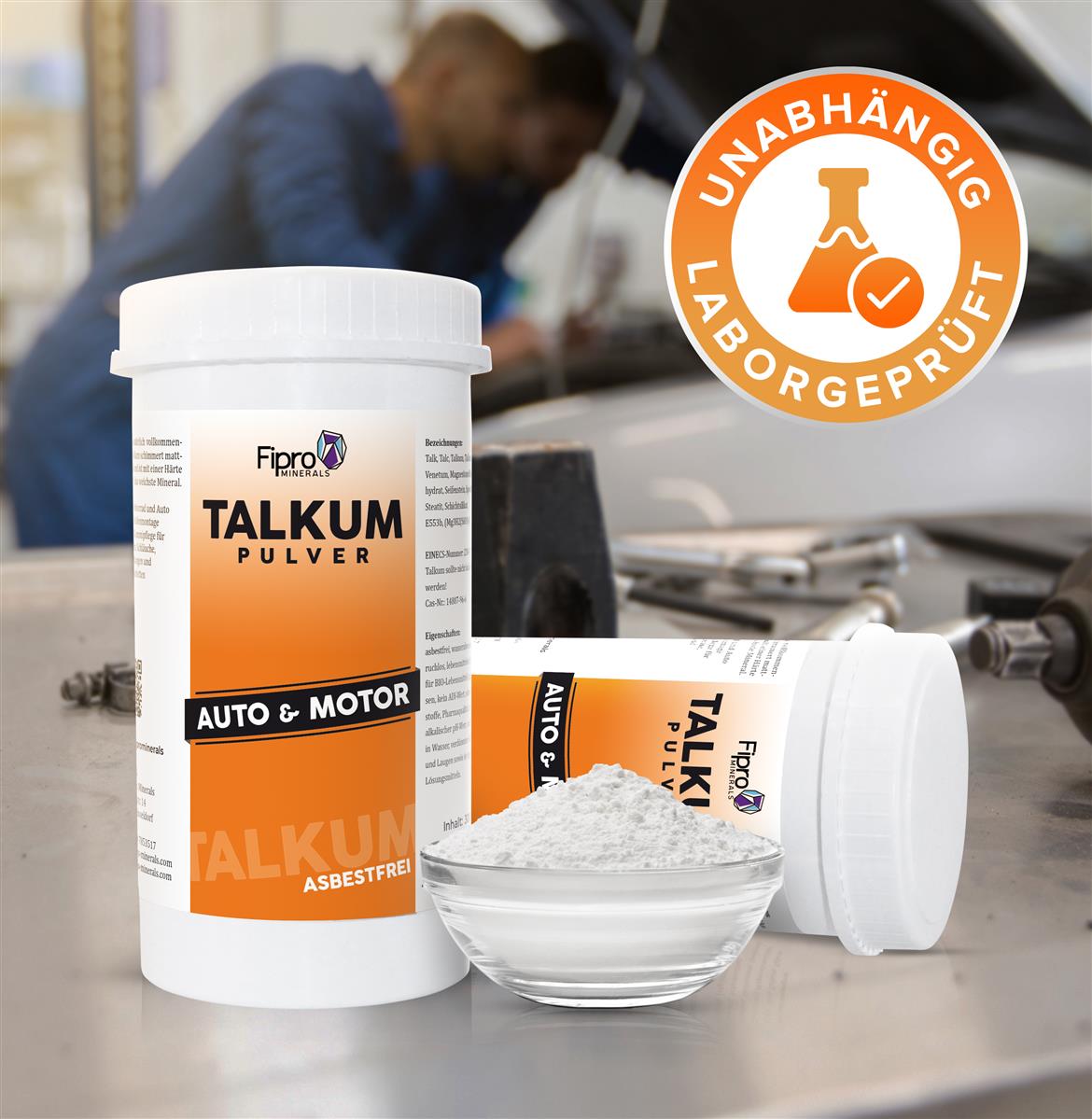 GUMMIPFLEGE-TALKUM-PUDER 1kg Talkumpulver 100% Talk Fahrrad Motorrad Auto Kfz