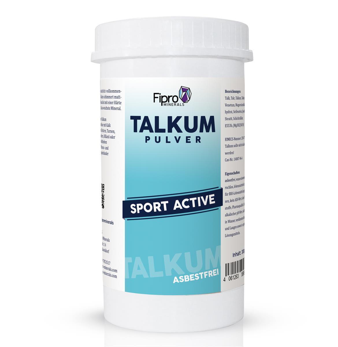 TALKUM-PULVER 300g | Sport-Talkum-Puder fein asbestfrei - mischbar mit Chalk - Kalk - Kreide | für Sport und Freizeit | Gym | Fitness-Center | Gewichtheben | Klettern | Turnen | Billard TALKUM-PULVER 6x300g | für Sport und Freizeit | Gym | Fitness-Center