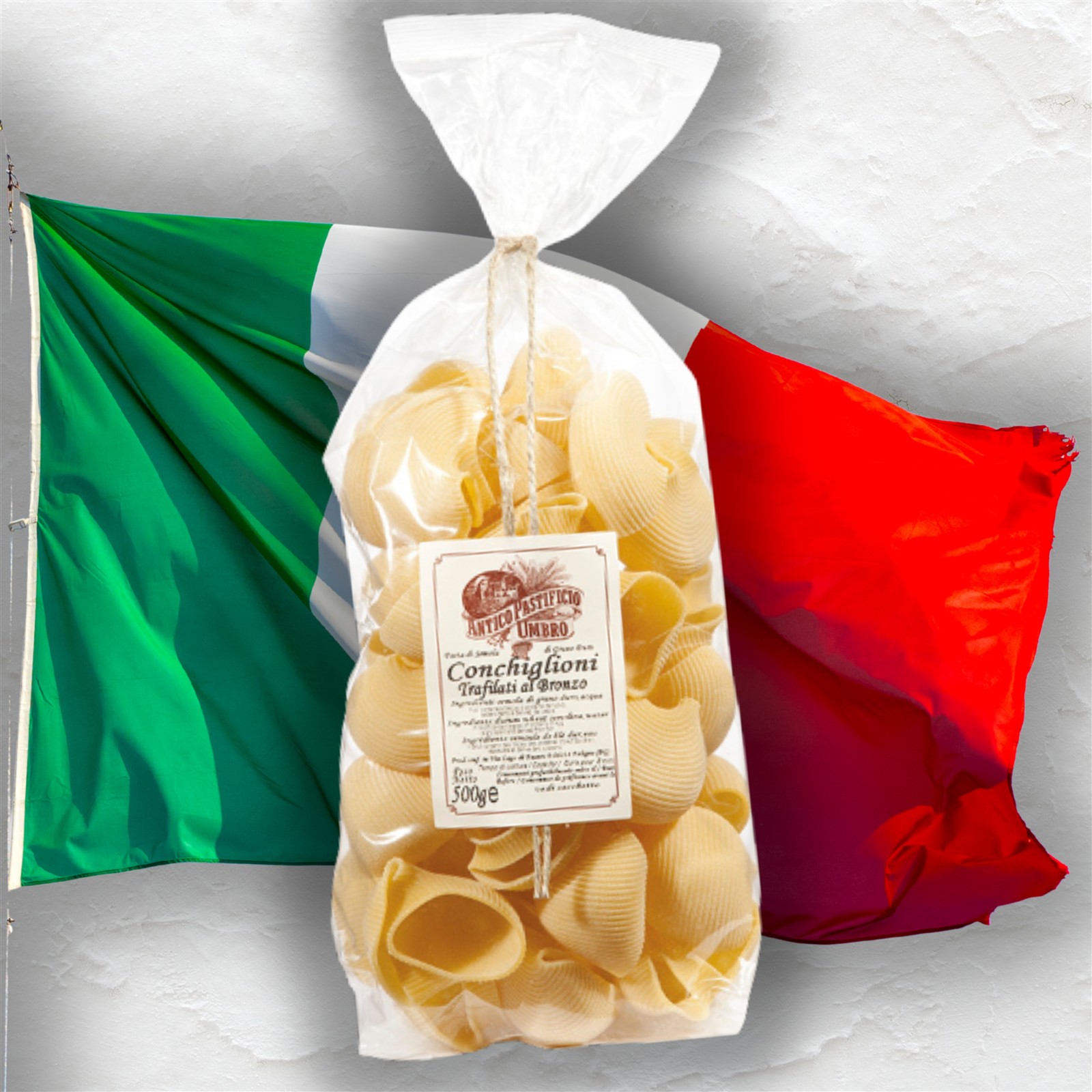 Antico Pastifico Umbro Conchiglioni 1x 500g Italienische Hartweizengrießnudeln