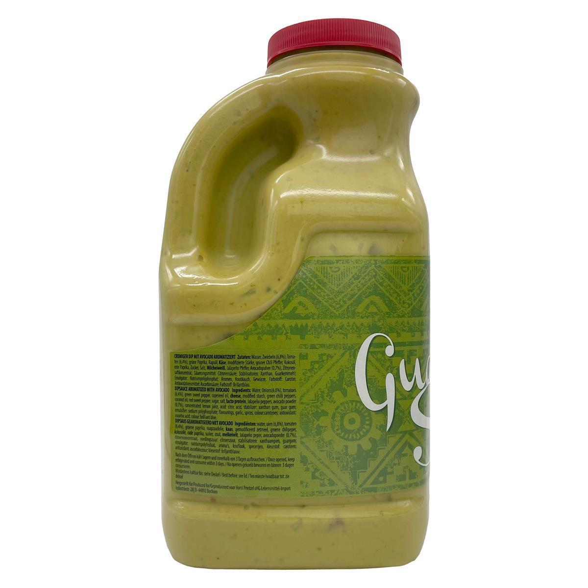 Guacamole-Soße guacamole-style-sauce Tex-Mex PRIBO 2.4l Flasche Guacamole-Soße guacamole-style-sauce Tex-Mex PRIBO 6x 2.4l Flasche