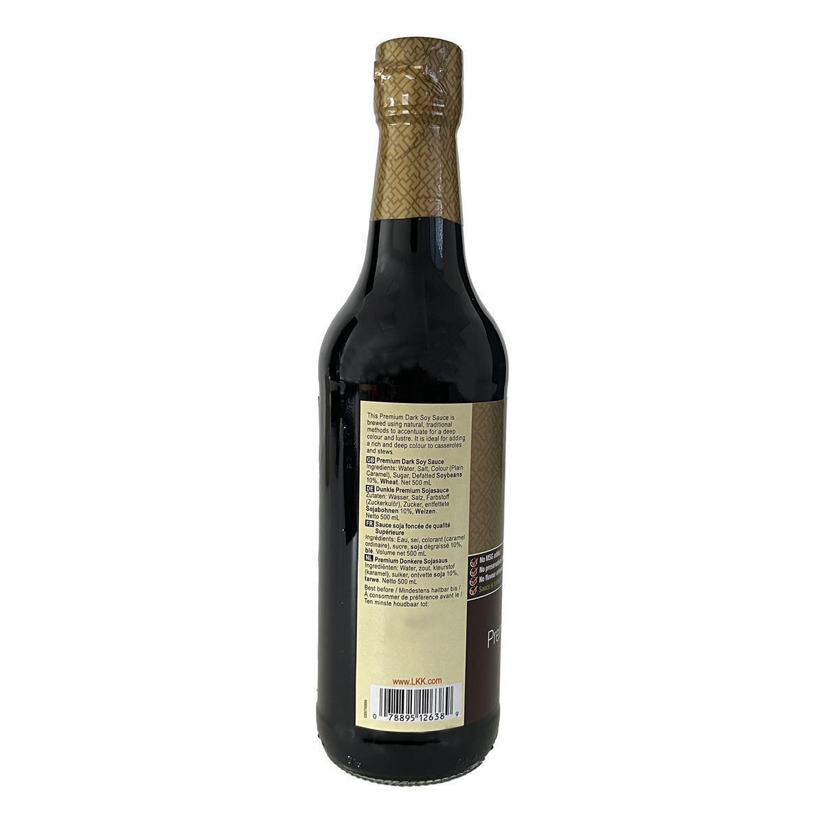 SOJA-SAUCE dunkel chinesisch Premium LEE KUM KEE 0.5l Glasflasche