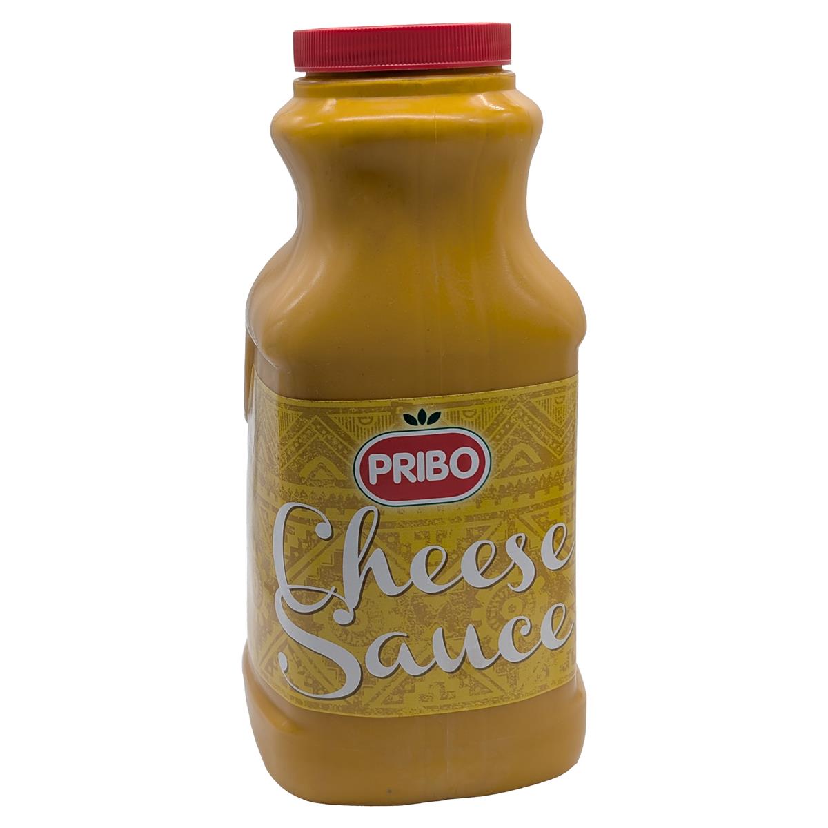 Käsesoße cheese-sauce Text-Mex-Sauce PRIBO 6x 2.4l Flasche