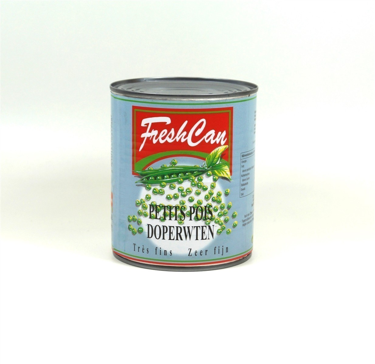 Fresh Can Grüne Erbsen - sehr fein, 560g, vegan, glutenfrei, proteinreich