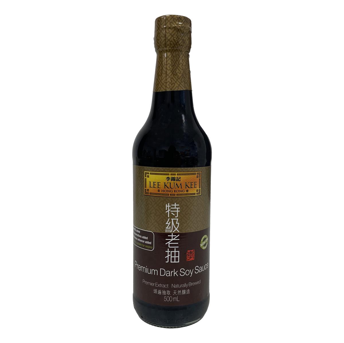 SOJA-SAUCE dunkel chinesisch Premium LEE KUM KEE 0.5l Glasflasche SOJA-SAUCE dunkel chinesisch Premium LEE KUM KEE 0.5l Glasflasche