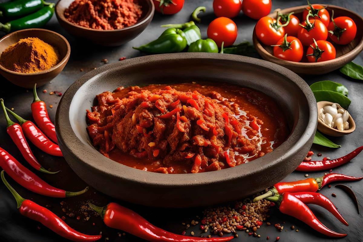 SAMBAL OELEK Chili Paste Sauce hot scharf von CHI-CHI 10KG Eimer