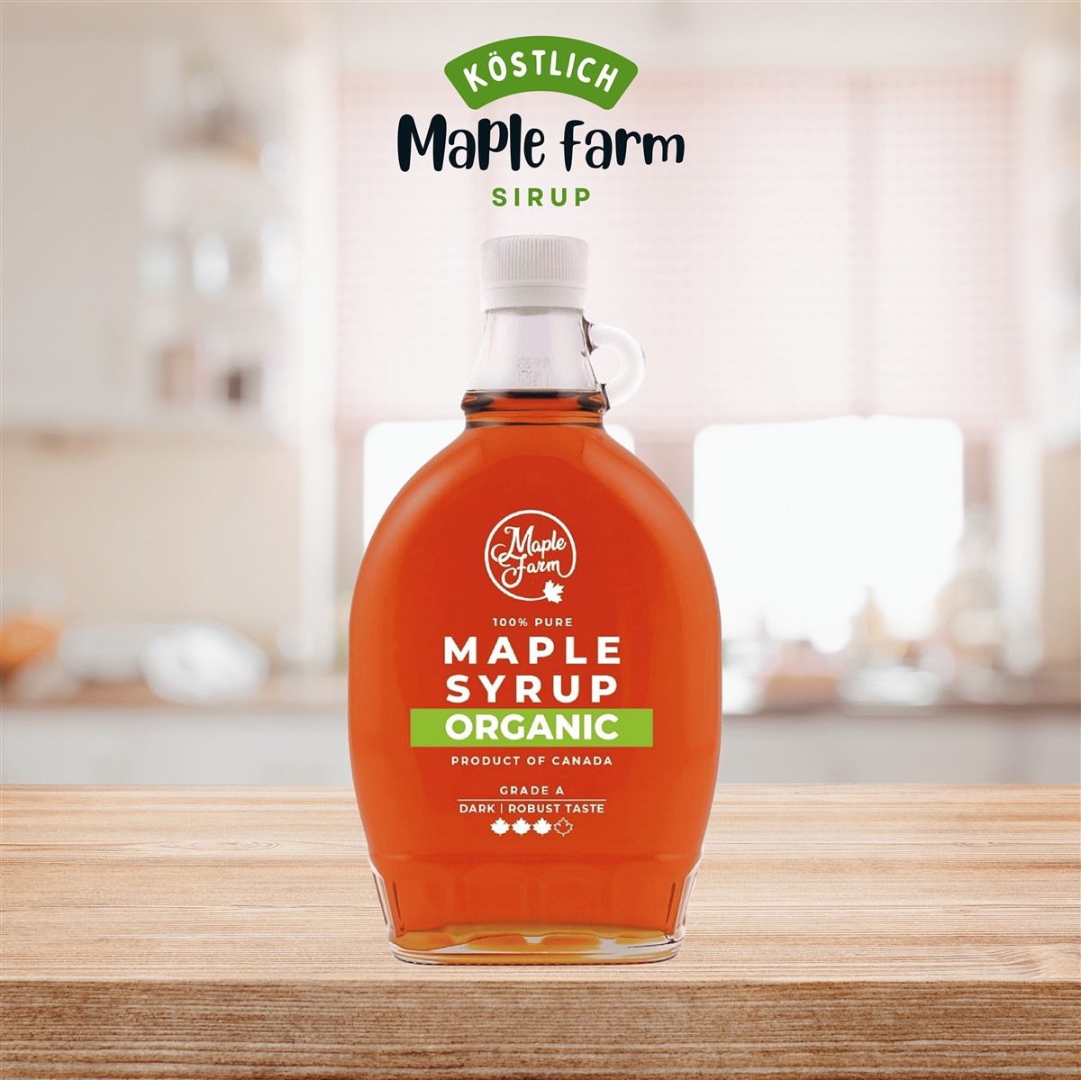 AHORNSIRUP grade A aus Kanada dunkel robust kräftig MAPLE MOON 1x 250ml