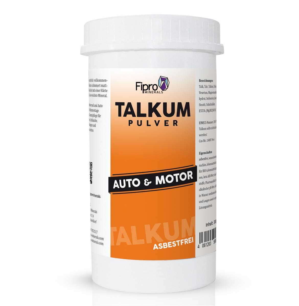 Talkum-Puder 2x300g Streudose | Talkumpulver Gummipflege für Fahrrad | Motorrad | Auto | Asbestfrei | 100% Talk | für Reifenmontage | Reifenwechsel | Manschetten | Dichtung | Schläuche Talkum-Puder 300g Streudose | Talkumpulver Gummipflege für Fahrrad | Motorrad | Auto | Asbestfrei | 100% Talk | für Reifenmontage | Reifenwechsel | Manschetten | Dichtung | Schläuche