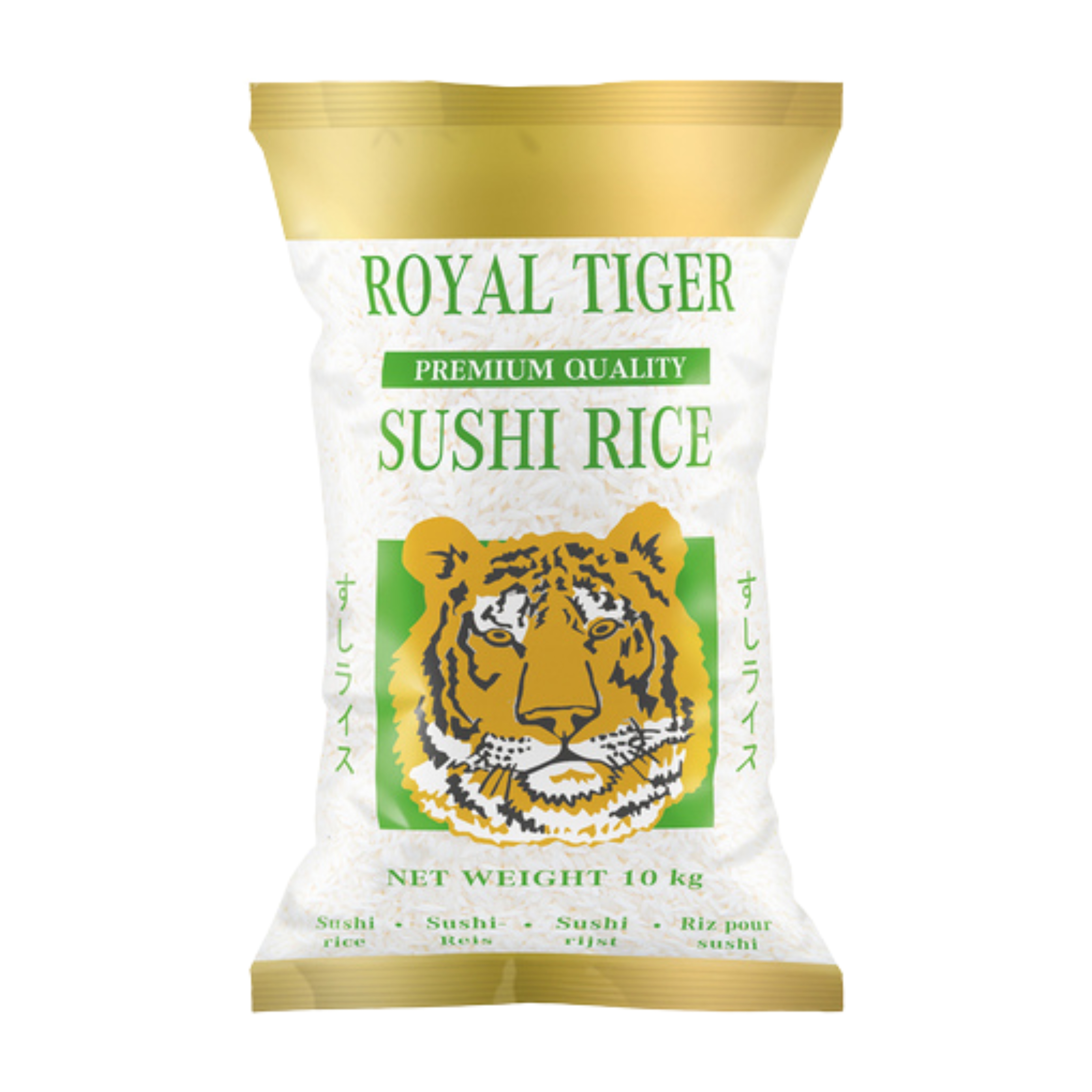 Royal Tiger Sushireis, 10kg, Reis für Sushi, Risottoreis, Rundkornreis