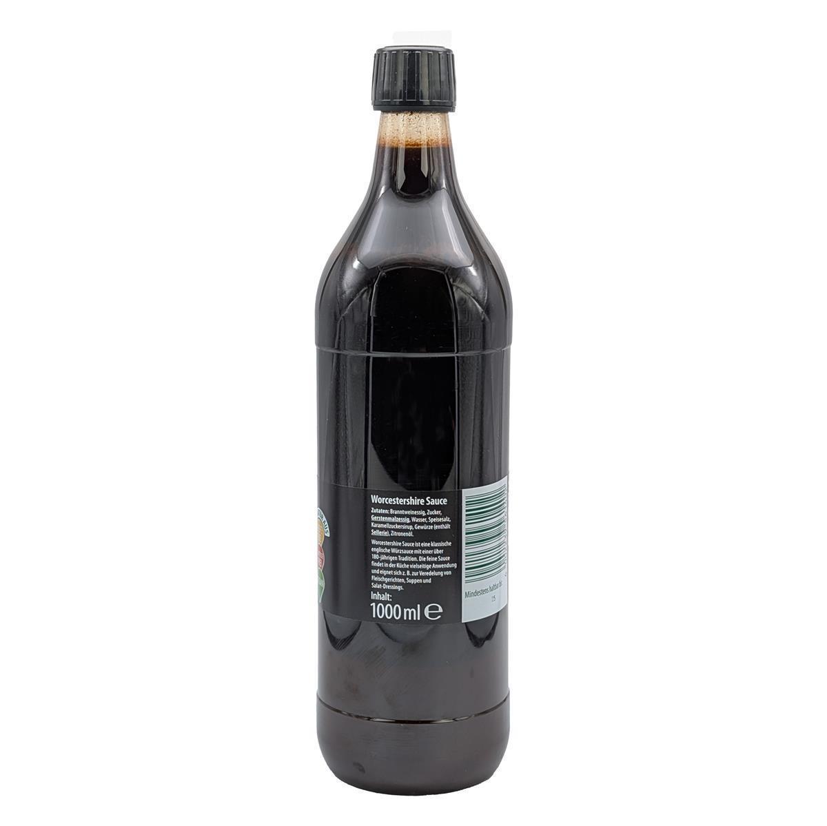 WORCESTERSHIRE-SAUCE vegan natürlich von FEINKOST DITTMAN 1L PET-Flasche WORCESTERSHIRE-SAUCE vegan natürlich 6x 1L PET-Flasche