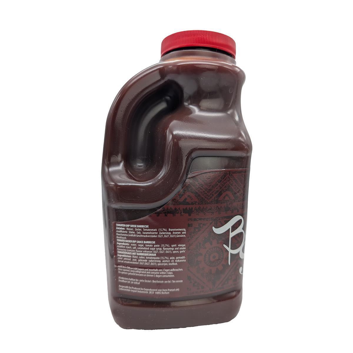 Grillsoße BBQ-Sauce Barbecue-Tex-Mex PRIBO 6x 2.4l Flasche