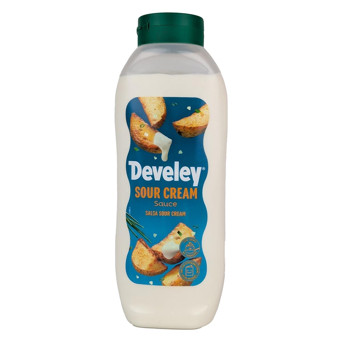 DEVELEY Sour Cream Sauce cremiger Dip mit Joghurt und Sauerrahm vegetarisch 8x 875ml