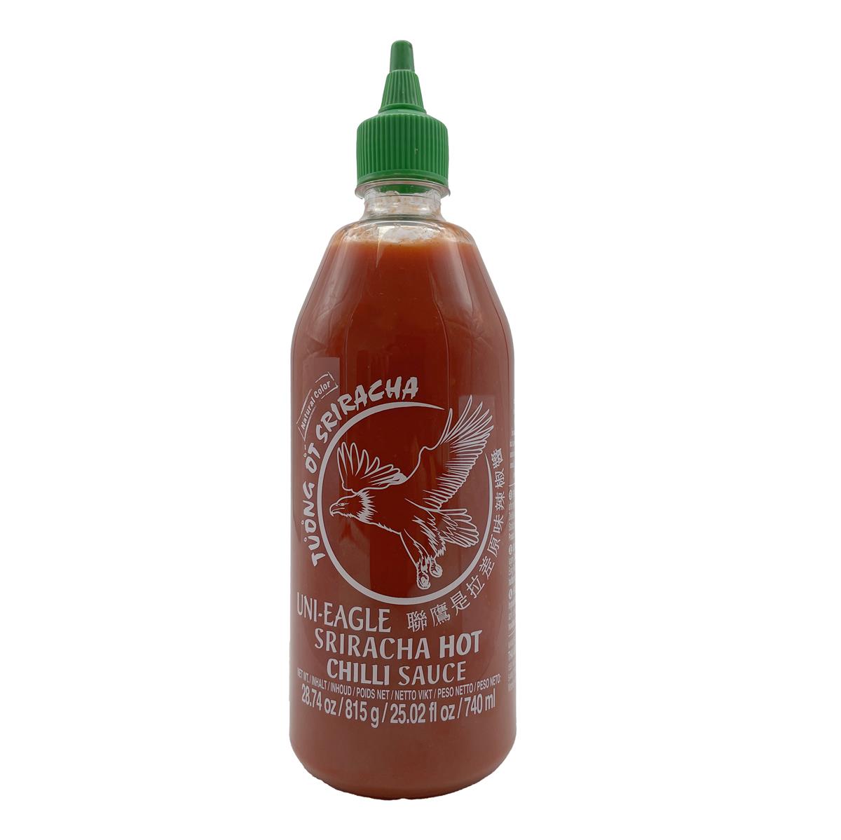 Sriracha hot scharfe Chili Hot Sauce UNI-EAGLE 815g Sriracha hot scharfe Chili Hot Sauce UNI-EAGLE 6x 815g