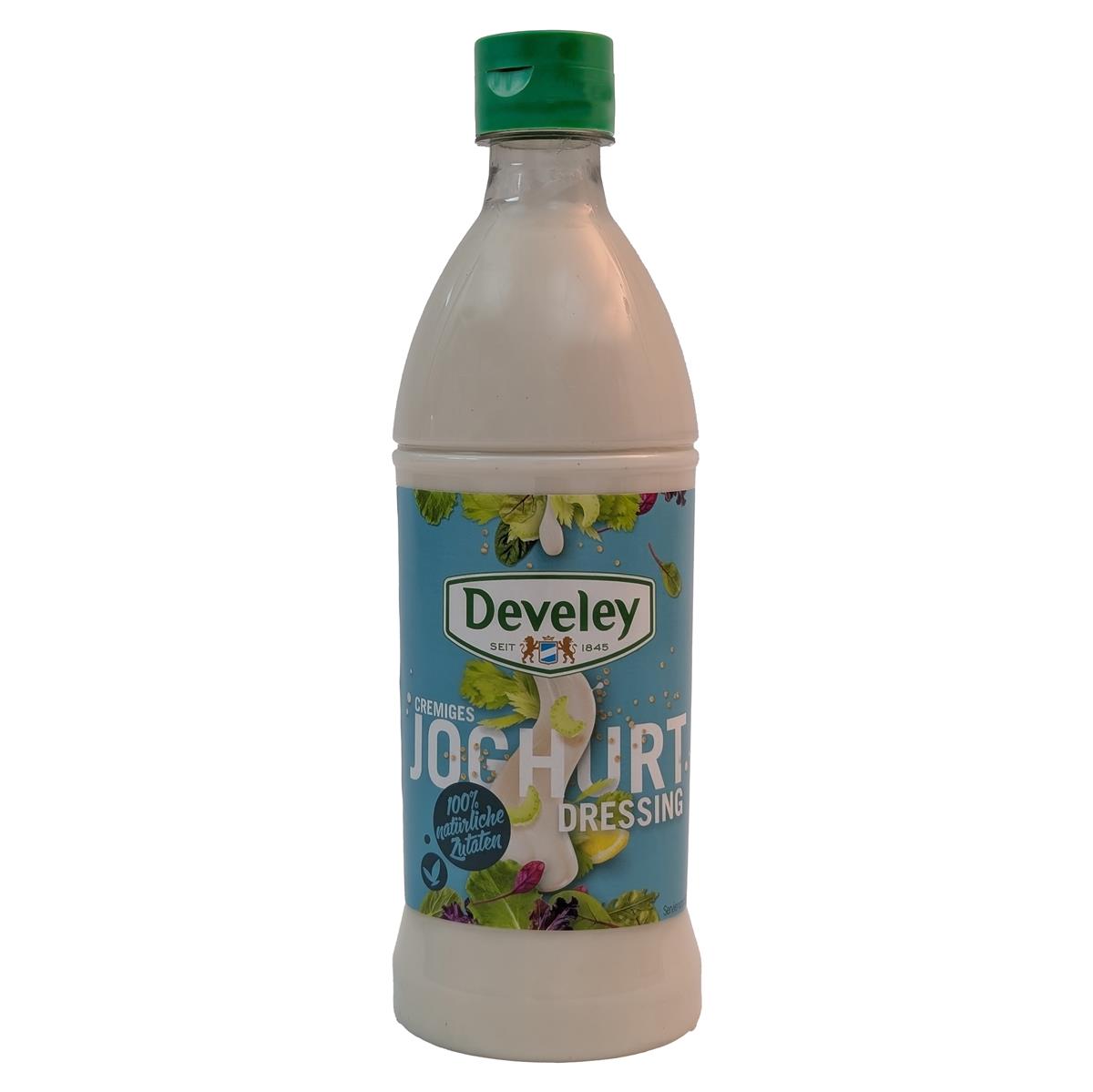 DEVELEY Cremiges Joghurt Salat-Dressing vegetarisch glutenfrei für Blattsalat 500ml DEVELEY Cremiges Joghurt Salat-Dressing vegetarisch glutenfrei für Blattsalat 500ml